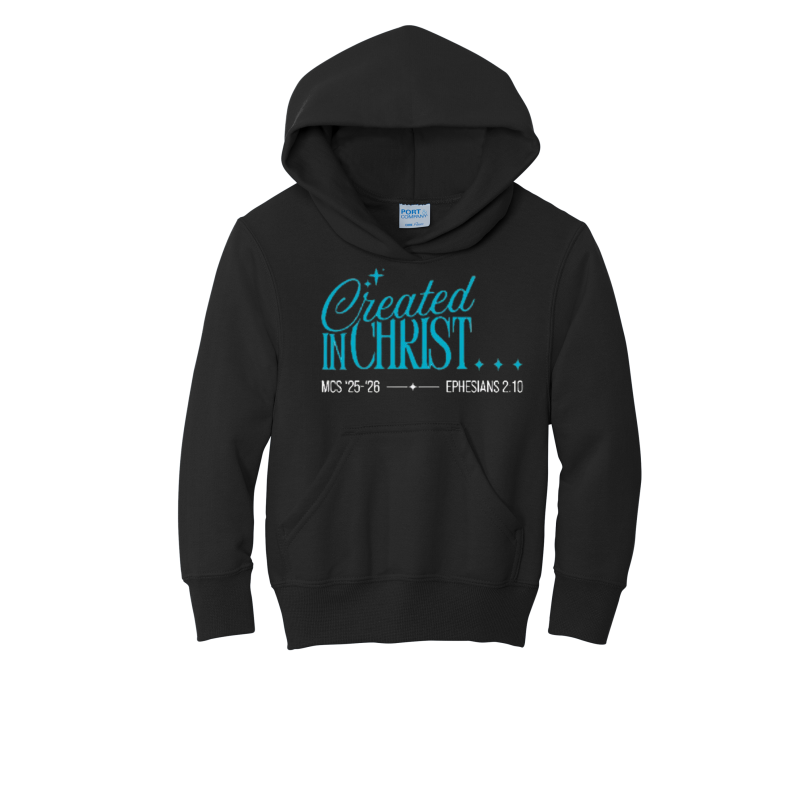 Youth Black Pullover Hoodie
