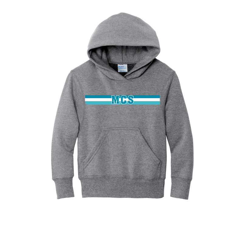 Youth Athletic Gray Pullover Hoodie ('24-'25)