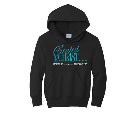 Youth Black Pullover Hoodie